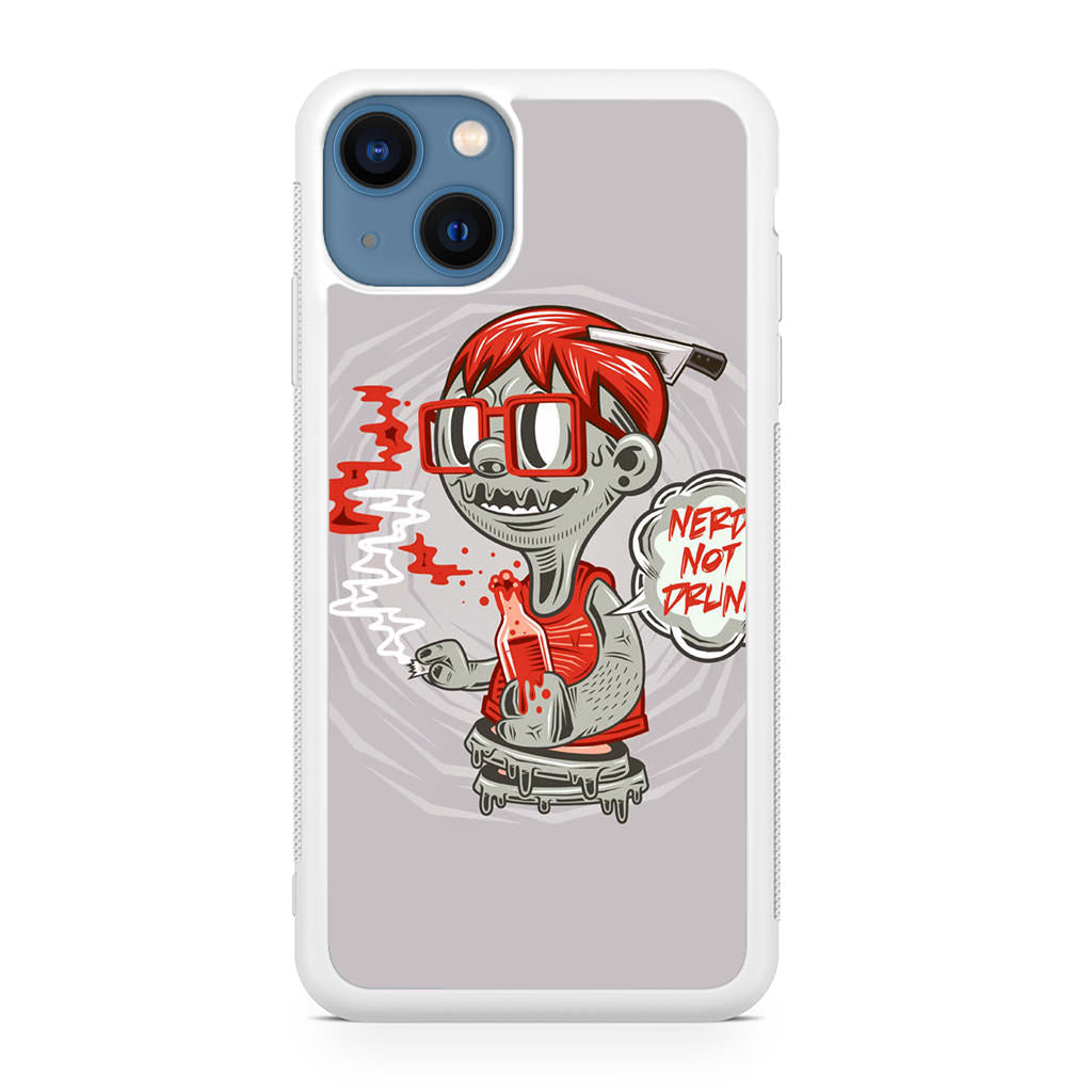 Nerd Not Drunk Zombie iPhone 13 / 13 mini Case