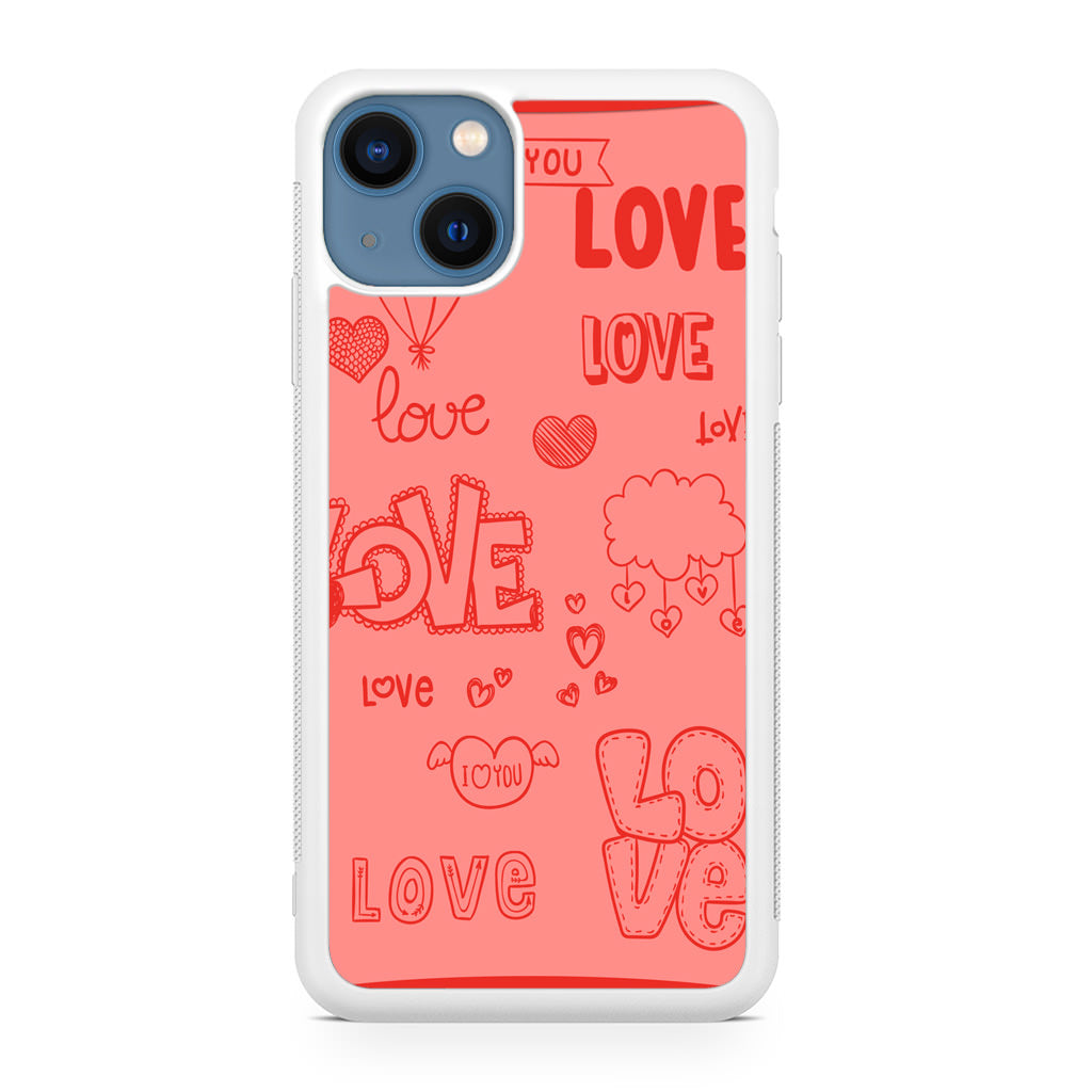 Pink Lover iPhone 13 / 13 mini Case