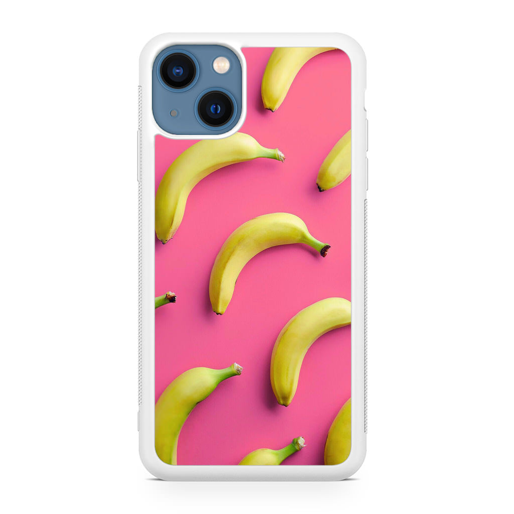 Real Bananas Fruit Pattern iPhone 13 / 13 mini Case