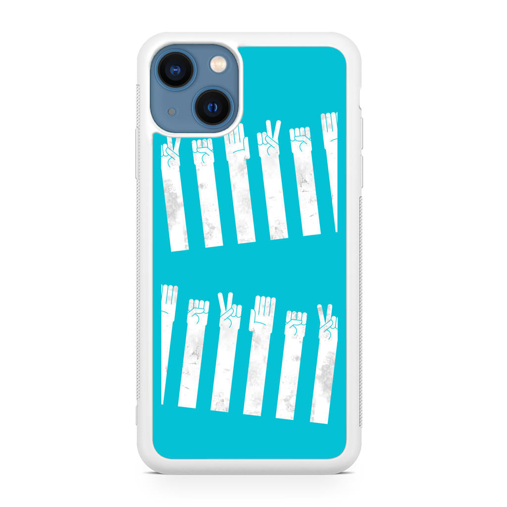 Rock–paper–scissors Zebra Crossing iPhone 13 / 13 mini Case