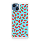 Watermelon Fruit Pattern Blue iPhone 13 / 13 mini Case