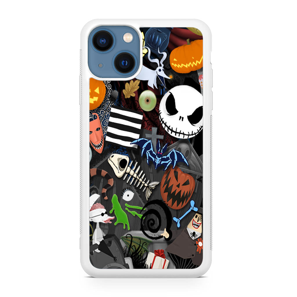 Nightmare Before Chrismast Collage iPhone 13 / 13 mini Case