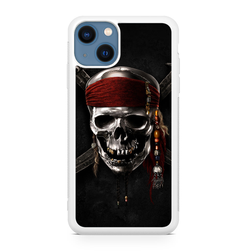 Pirates Of Carribean Skull iPhone 13 / 13 mini Case