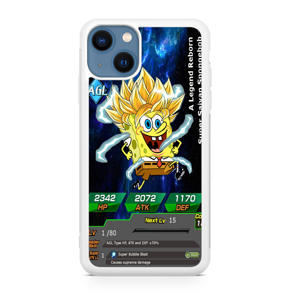 Super Saiyan Spongebob Card iPhone 13 / 13 mini Case