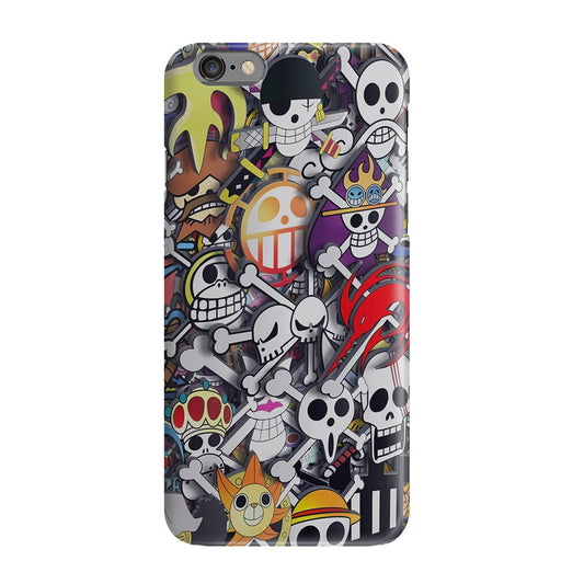 All Pirate Symbols One Piece iPhone 6/6S Case