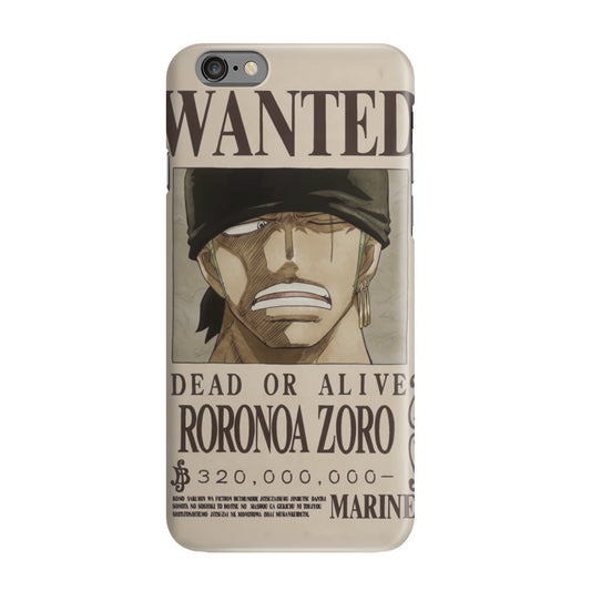 Roronoa Zoro Bounty iPhone 6/6S Case