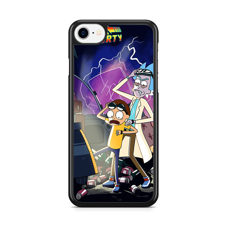 Rick And Morty Back To The Future iPhone 8 Case