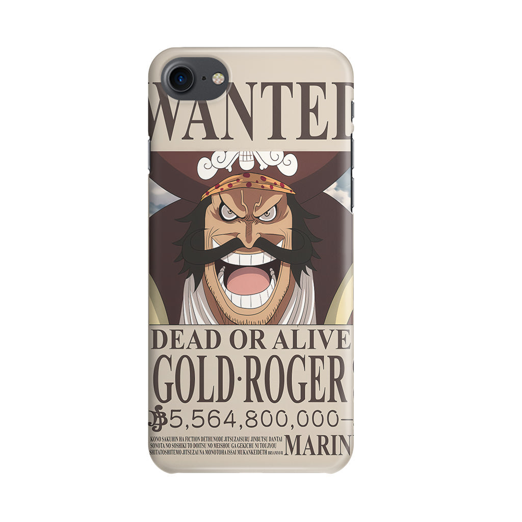 Gold Roger Bounty iPhone 7 Case