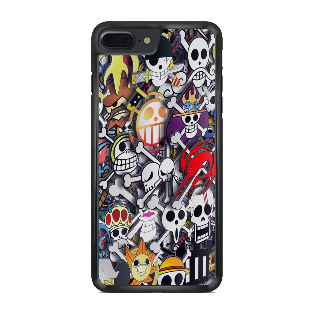 All Pirate Symbols One Piece iPhone 7 Plus Case