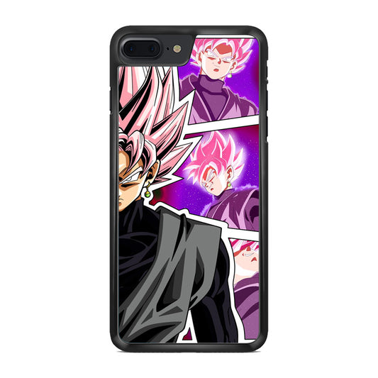 Super Goku Black Rose Collage iPhone 8 Plus Case
