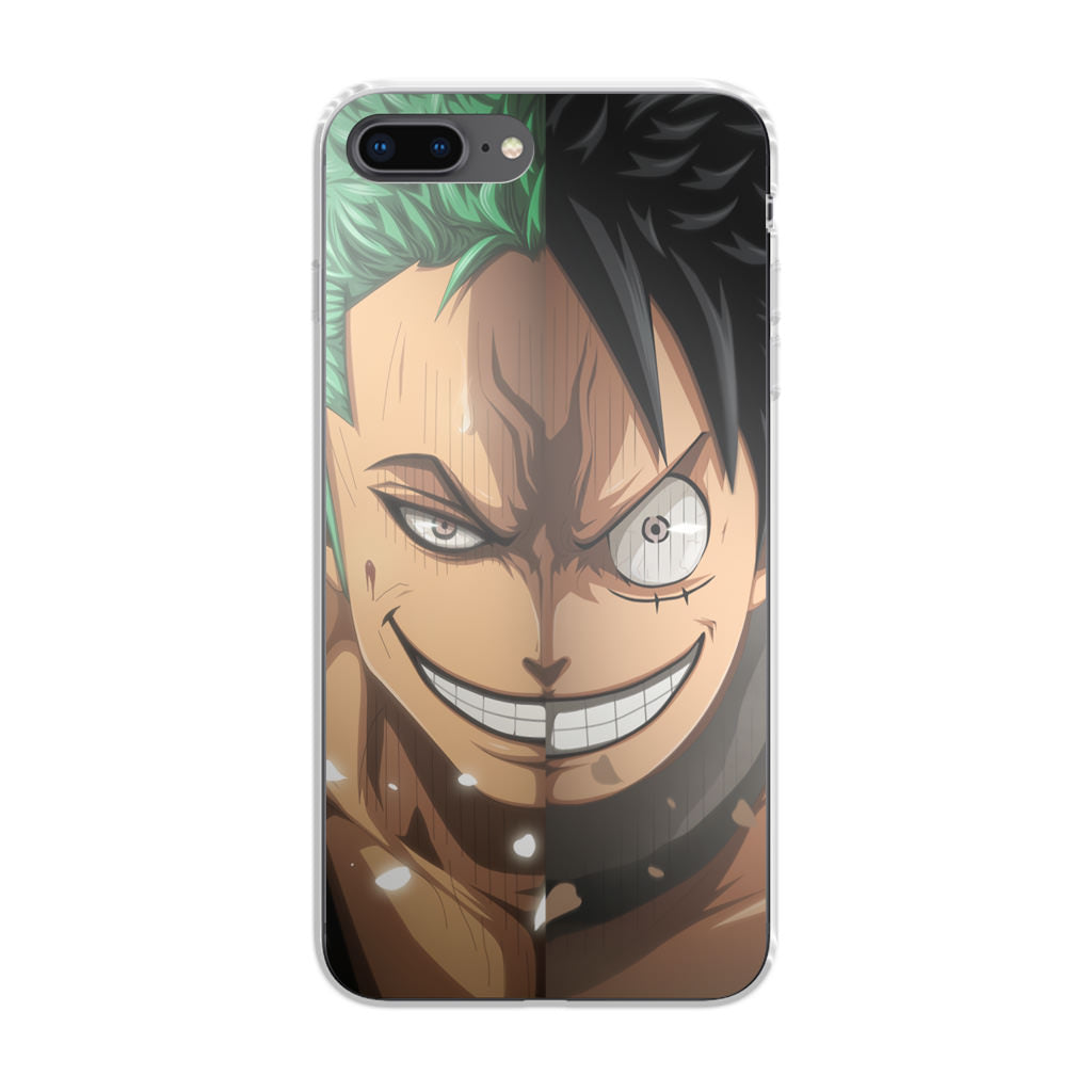 Luffy And Zoro Half Smile iPhone 8 Plus Case