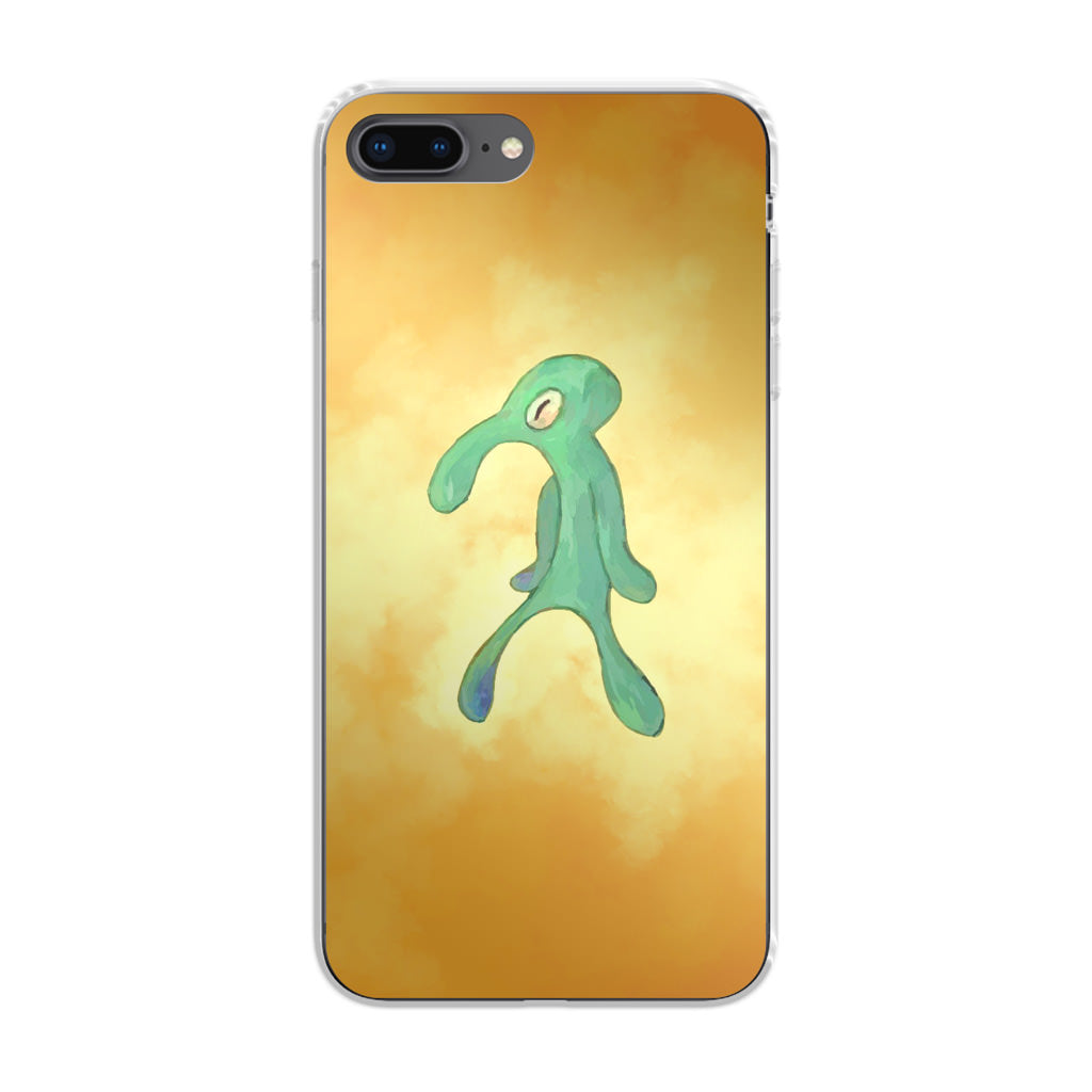 Bold and Brash Squidward Painting iPhone 8 Plus Case