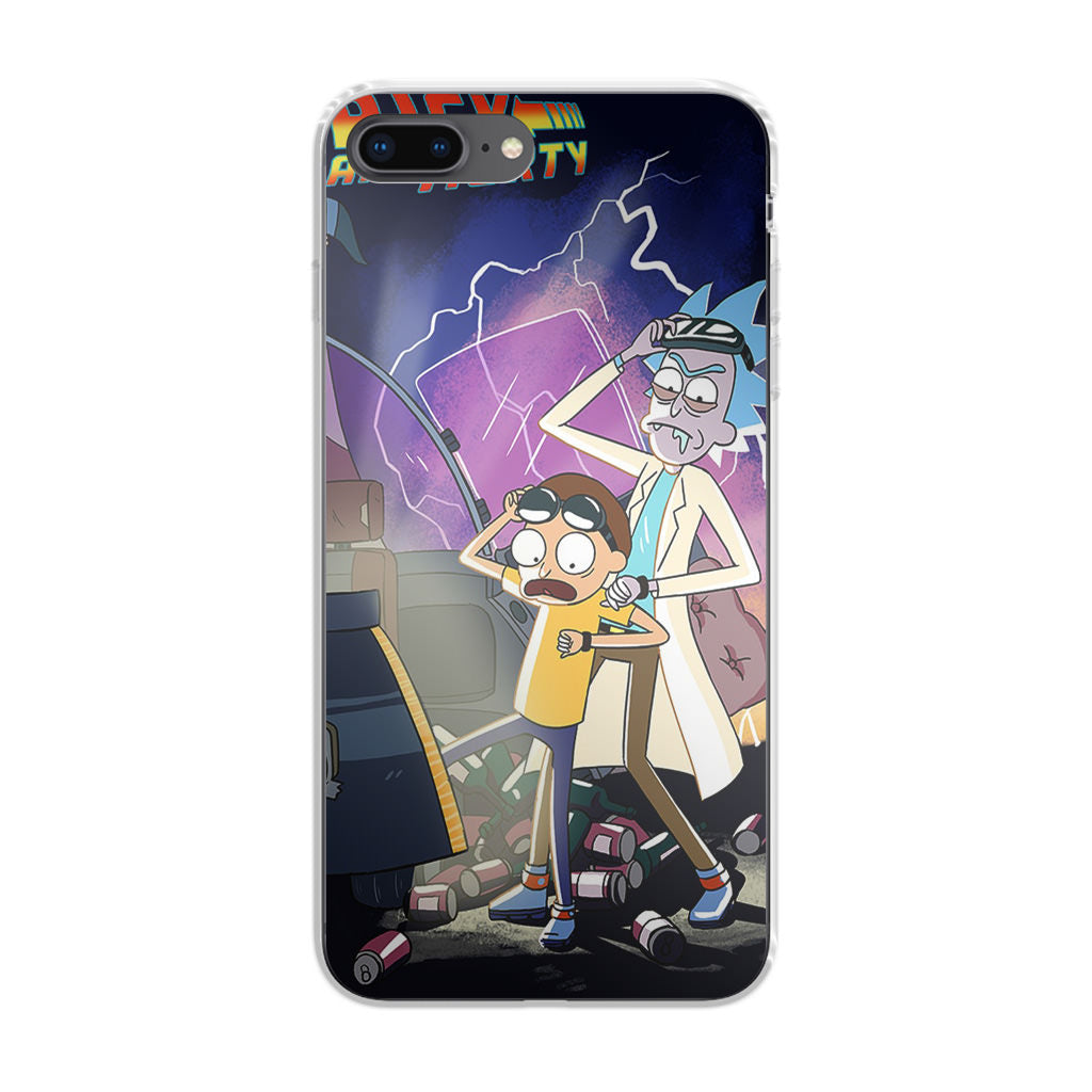 Rick And Morty Back To The Future iPhone 7 Plus Case