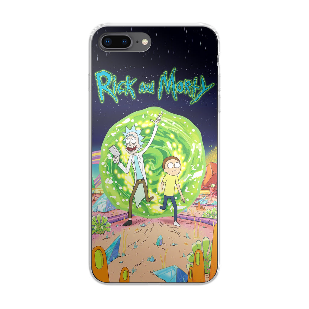 Rick And Morty Portal Gun iPhone 8 Plus Case