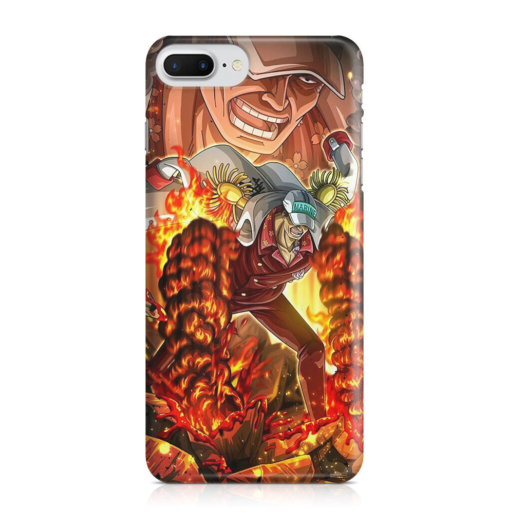 Akainu Exploding Volcano iPhone 8 Plus Case