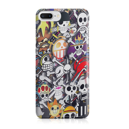 All Pirate Symbols One Piece iPhone 8 Plus Case