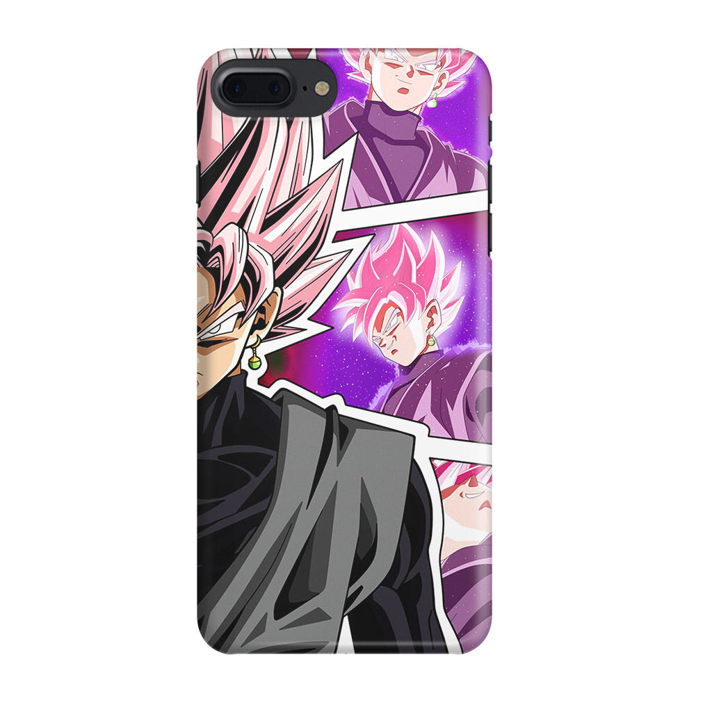 Super Goku Black Rose Collage iPhone 8 Plus Case