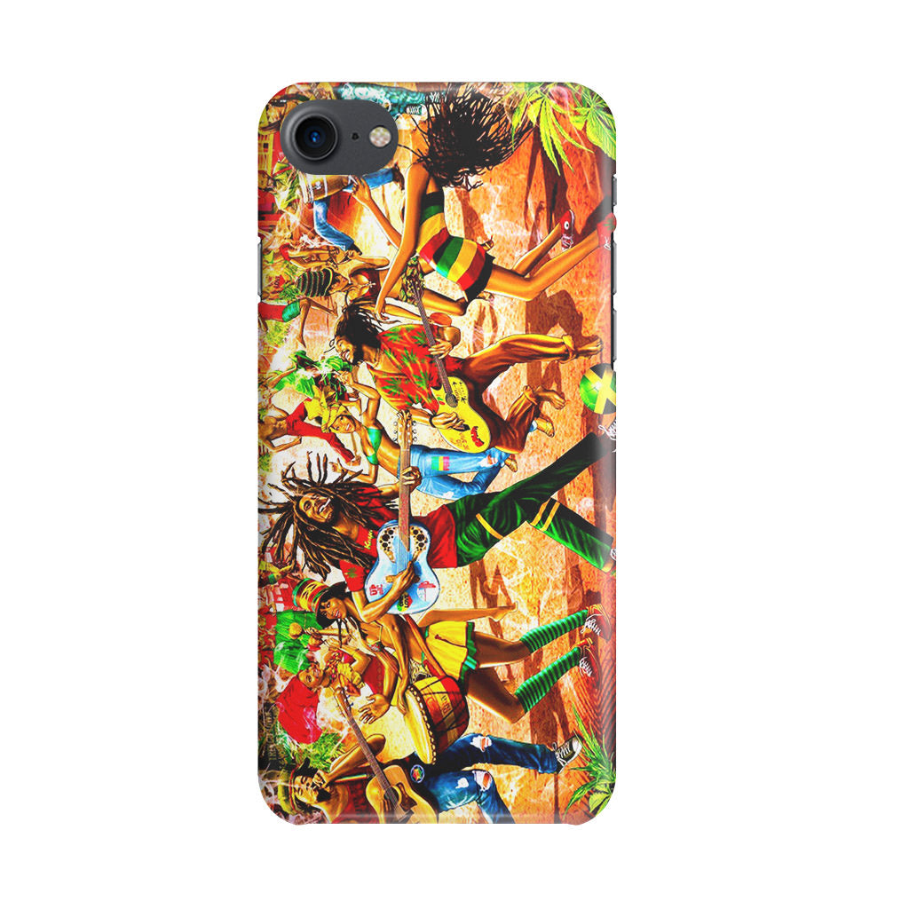 Bob Marley Reggae iPhone 7 Case Customilo