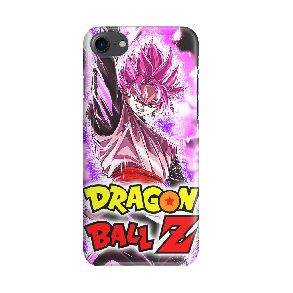 Dragon Ball Z Son Goku Black Rose Saiyan iPhone 8 Case