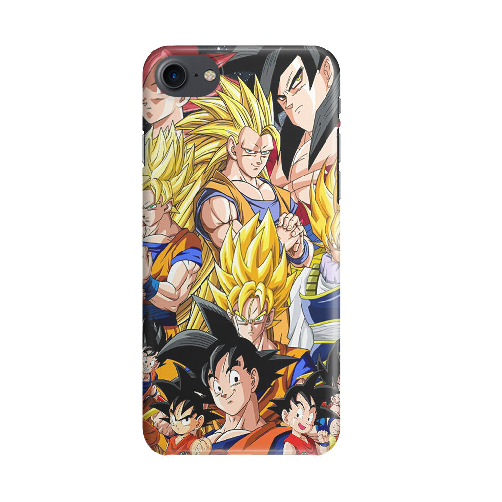 Dragon Ball Z Son Goku Transformation iPhone 8 Case