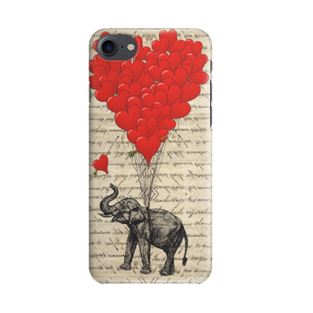 Elephant And Heart iPhone 8 Case