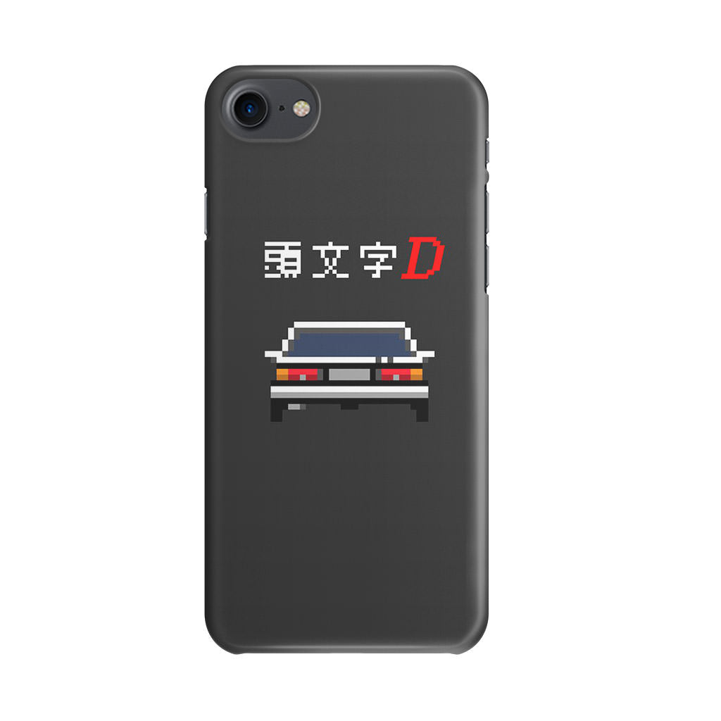 Initial D Pixel Art iPhone 8 Case