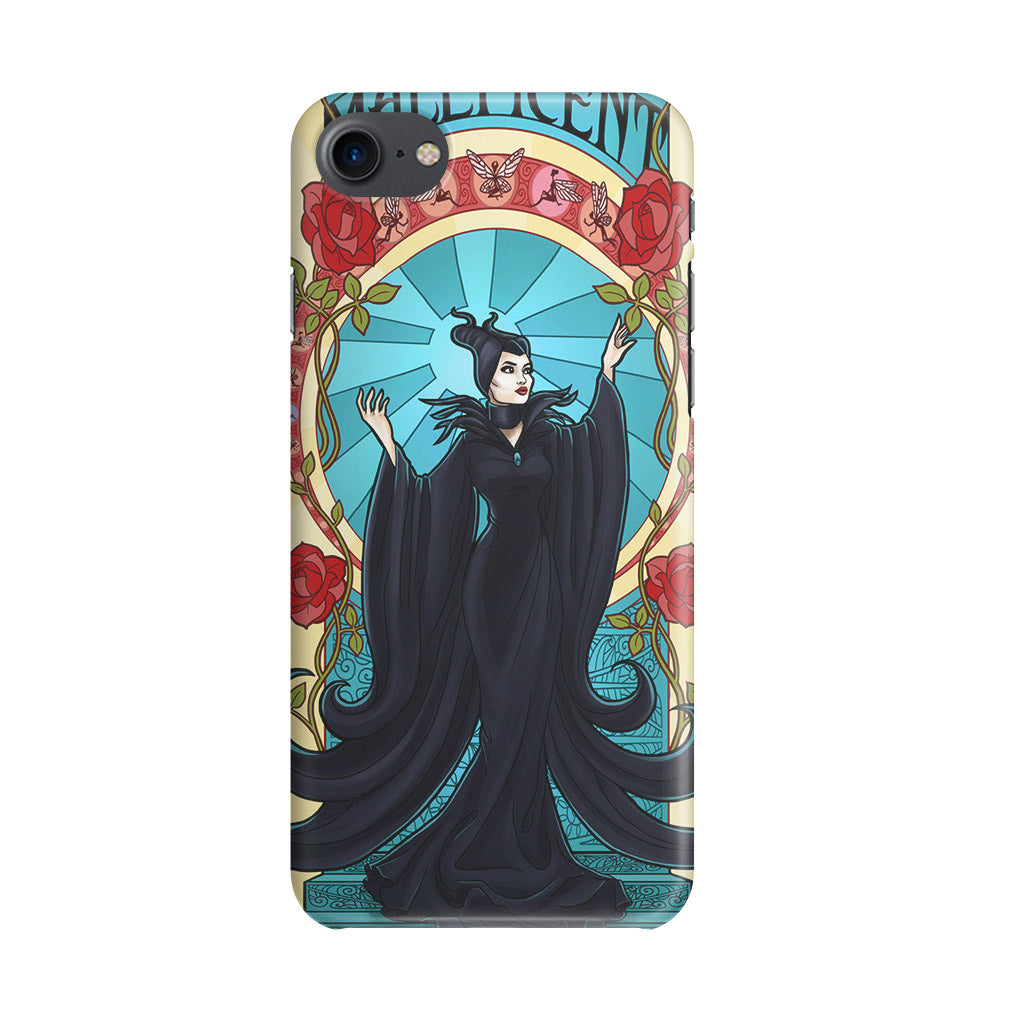 Maleficent With Flower iPhone 8 Case