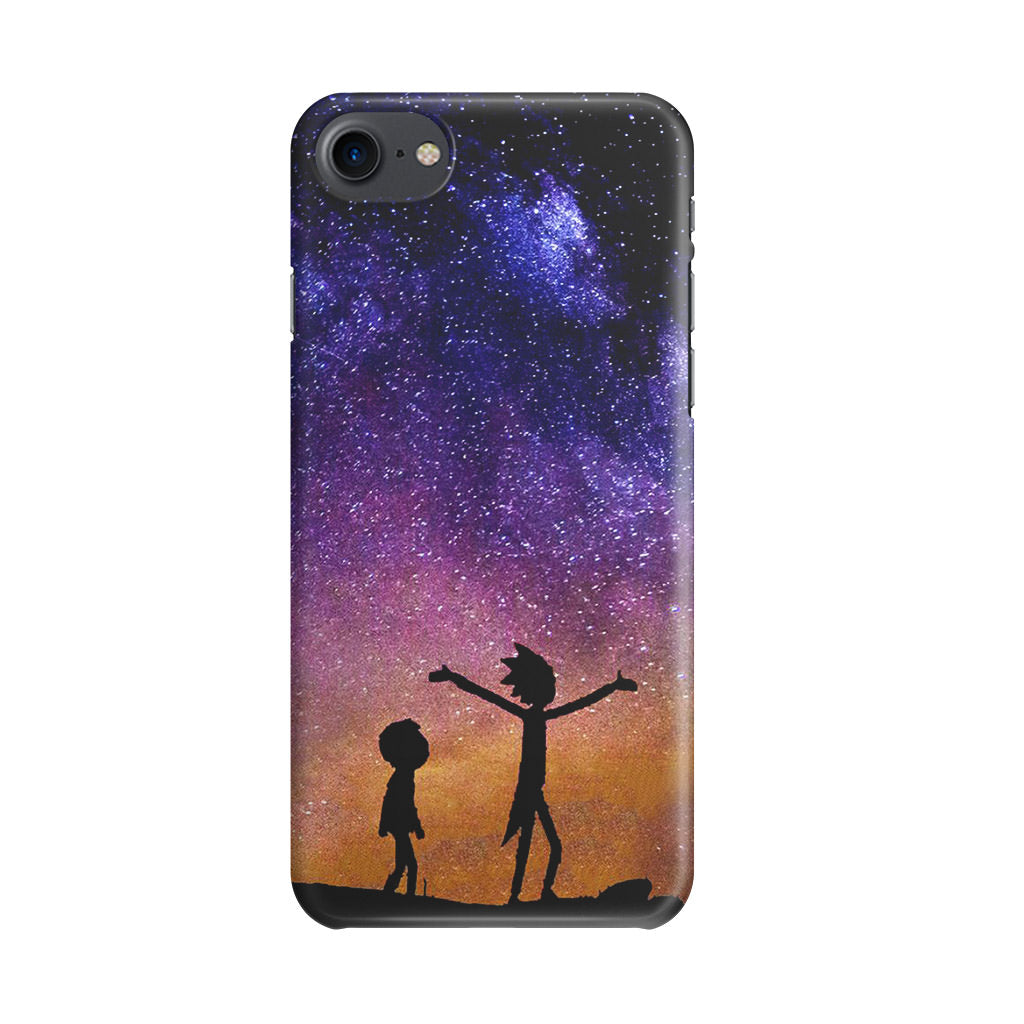 Rick And Morty Space Nebula iPhone 8 Case