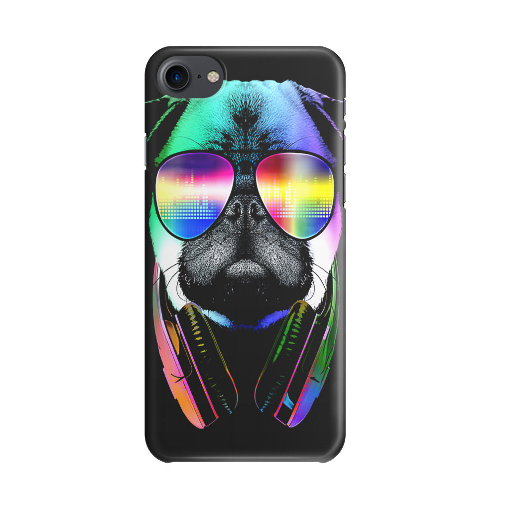 Music Lover Pug V iPhone 8 Case