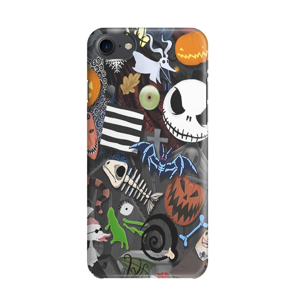 Nightmare Before Chrismast Collage iPhone 7 Case