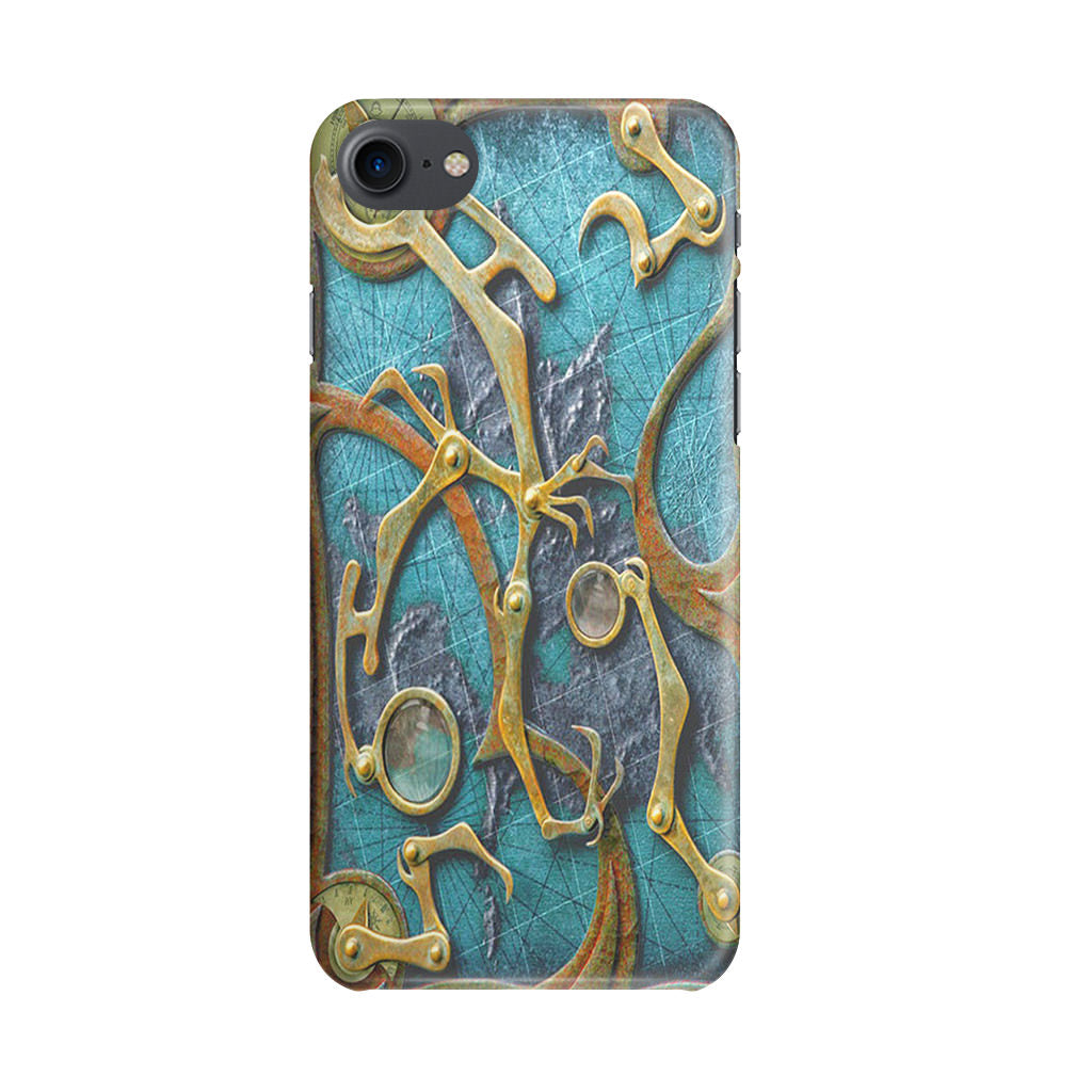 Steampunk Book Cover iPhone 7 Case