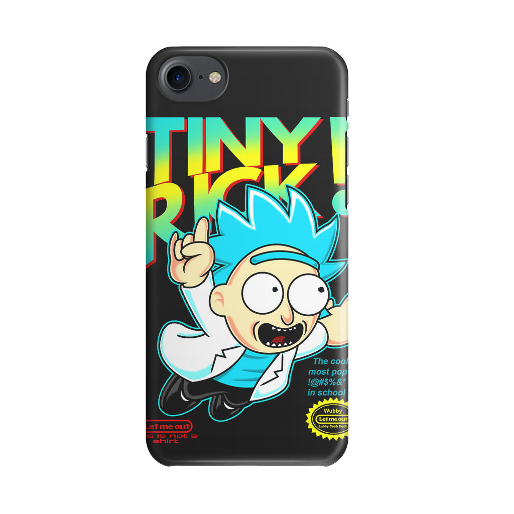 Tiny Rick Let Me Out iPhone 8 Case
