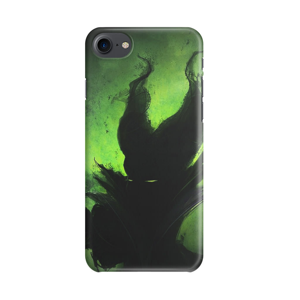 Villains Maleficent Silhouette iPhone 8 Case