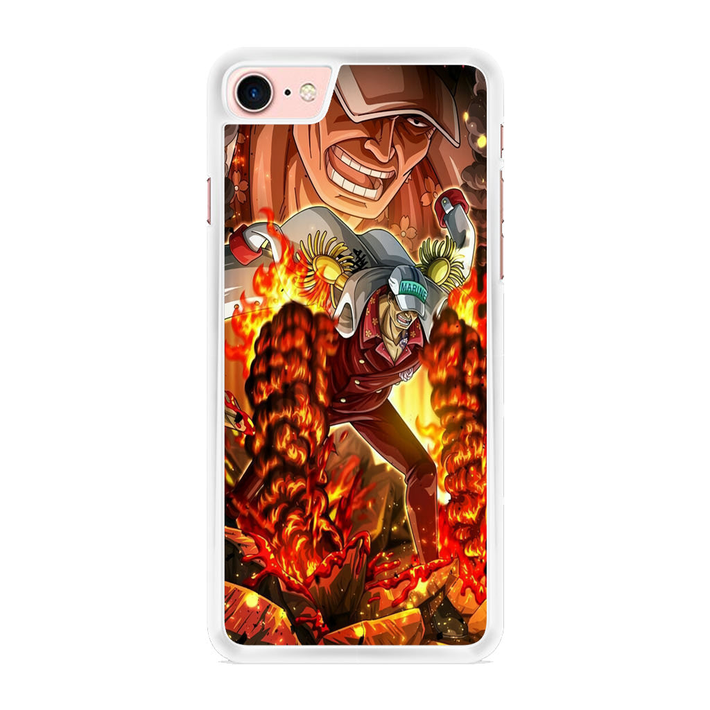 Akainu Exploding Volcano iPhone 8 Case