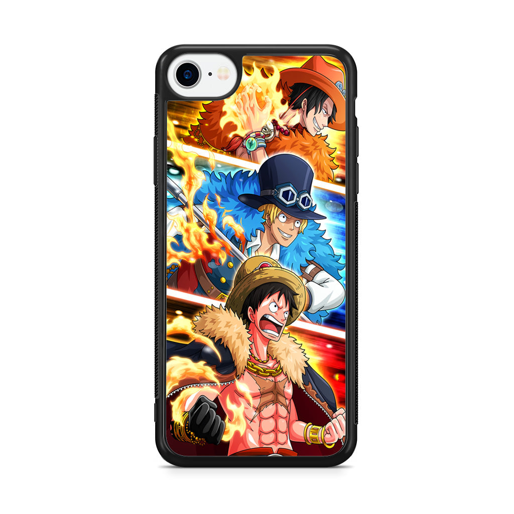 Ace Sabo Luffy iPhone SE 3rd Gen 2022 Case
