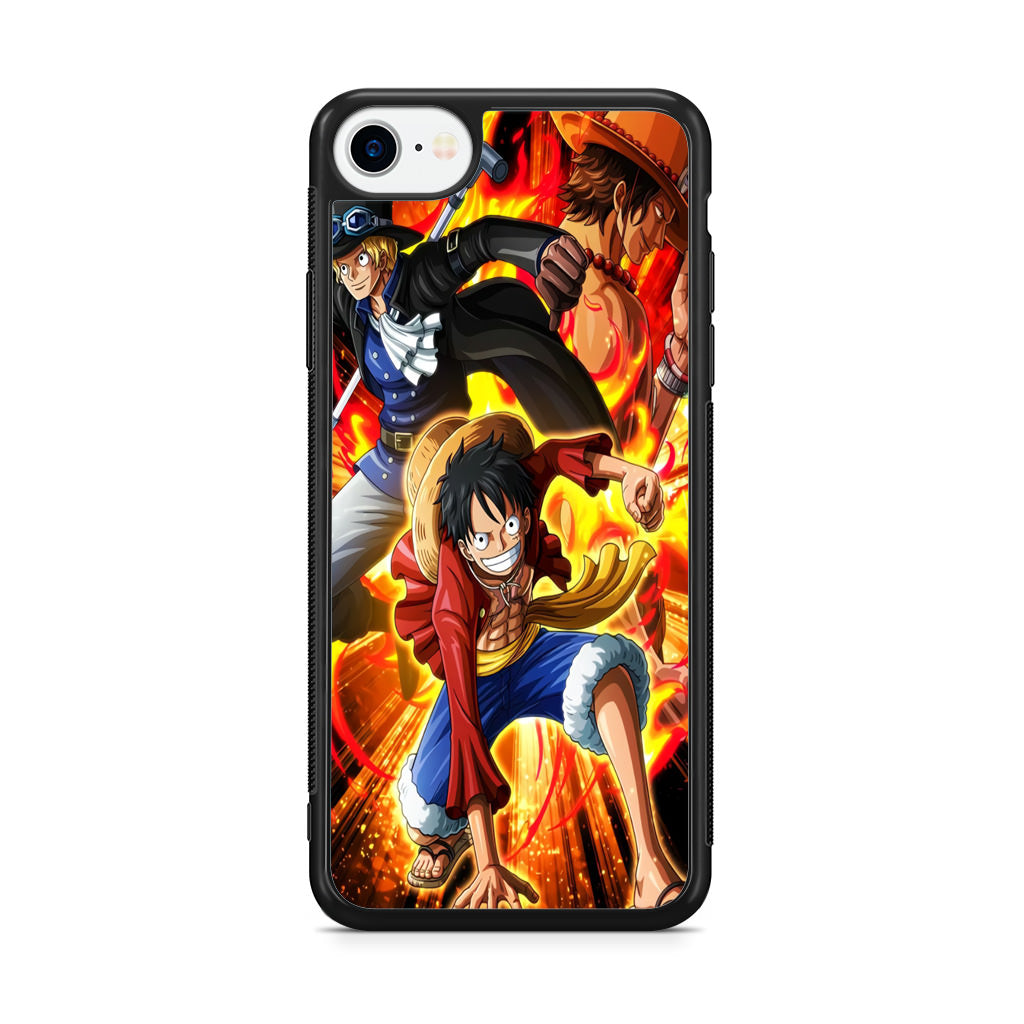 Ace Sabo Luffy Brotherhood iPhone SE 3rd Gen 2022 Case