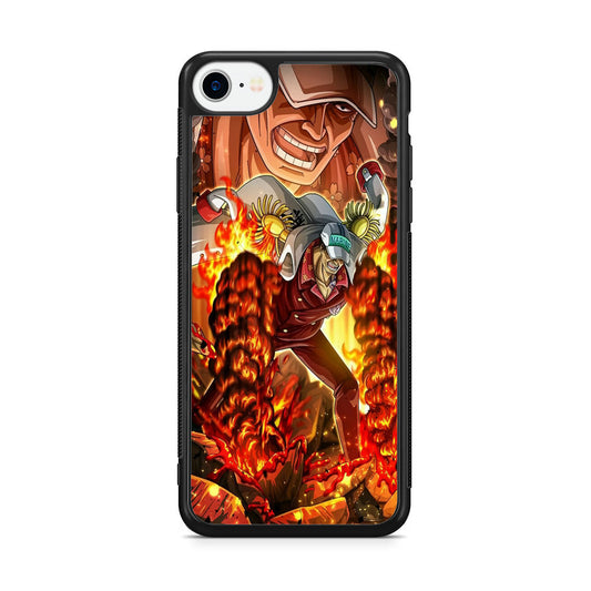 Akainu Exploding Volcano iPhone SE 3rd Gen 2022 Case