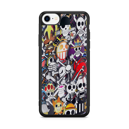 All Pirate Symbols One Piece iPhone SE 3rd Gen 2022 Case
