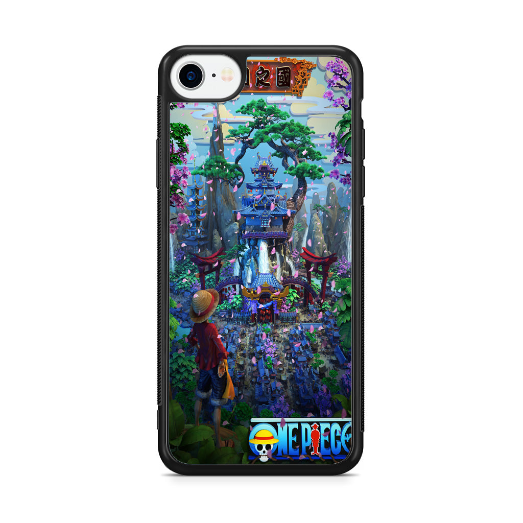 Flower Capital of Wano One Piece iPhone SE 3rd Gen 2022 Case