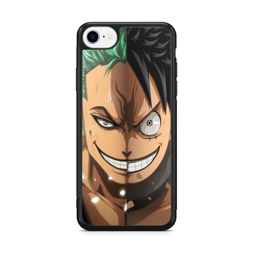 Luffy And Zoro Half Smile iPhone SE 3rd Gen 2022 Case