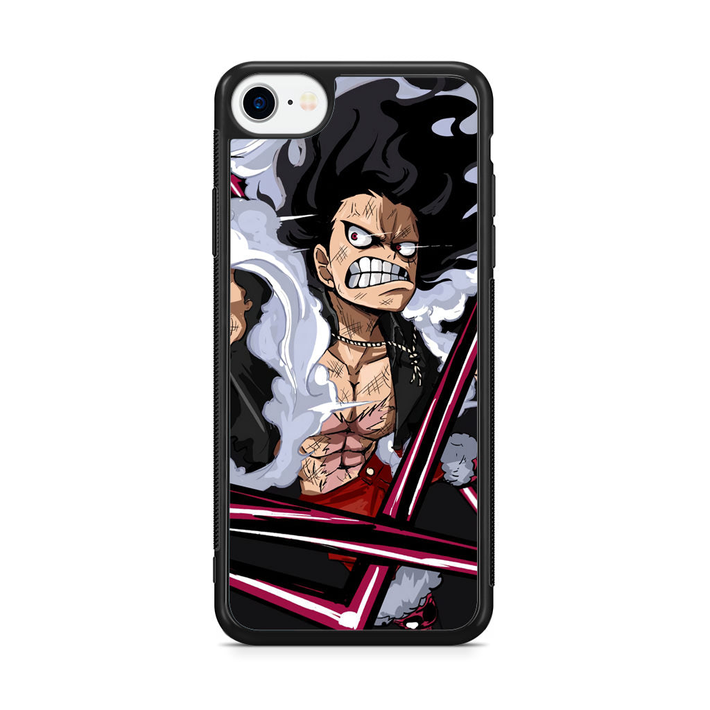 Luffy Snake Man Culverin Art iPhone SE 3rd Gen 2022 Case