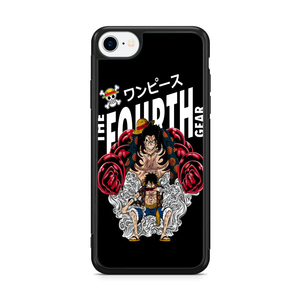 Luffy The Fourth Gear Black iPhone SE 3rd Gen 2022 Case