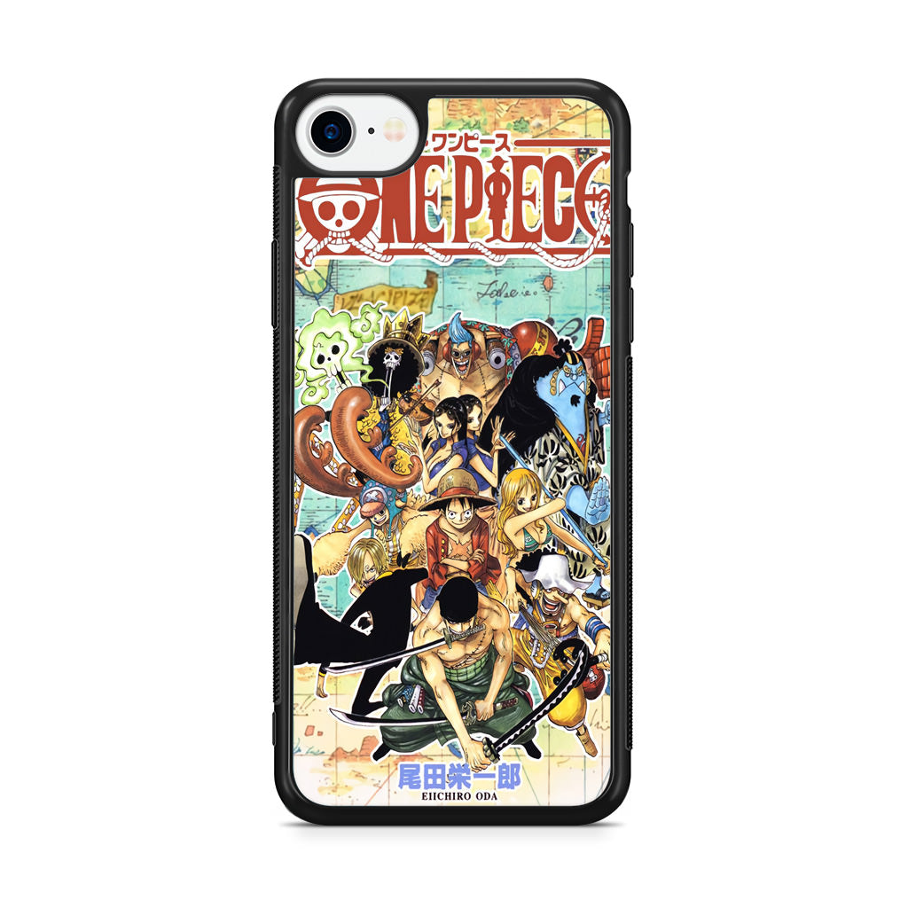 One Piece Comic Straw Hat Pirate iPhone SE 3rd Gen 2022 Case