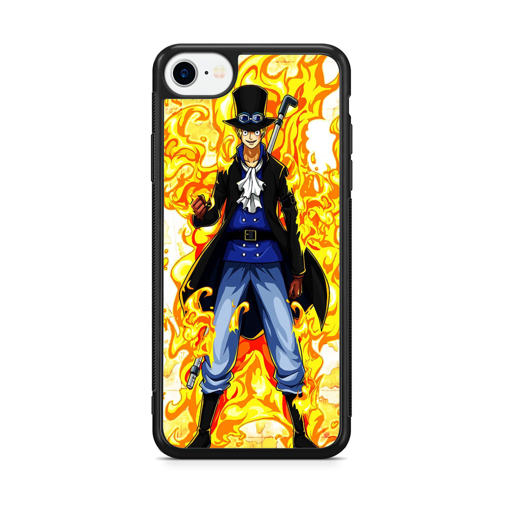 Sabo Mera Mera No Mi iPhone SE 3rd Gen 2022 Case