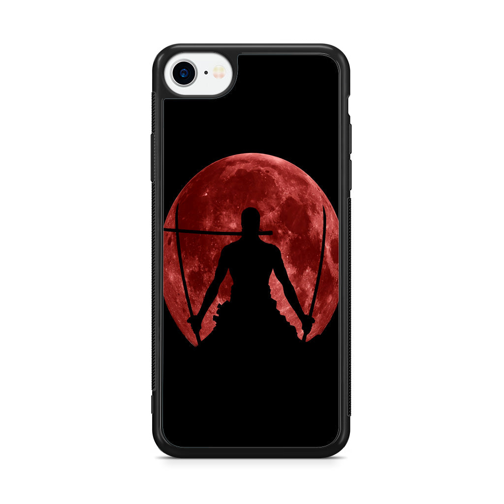 Silhouette Of Zoro In Santoryu Mode iPhone SE 3rd Gen 2022 Case