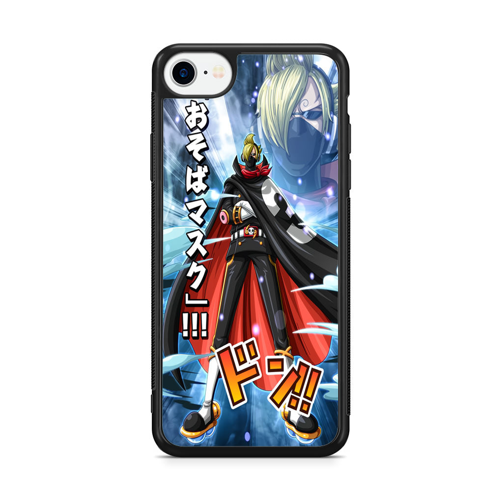 Stealth Black Sanji iPhone SE 3rd Gen 2022 Case