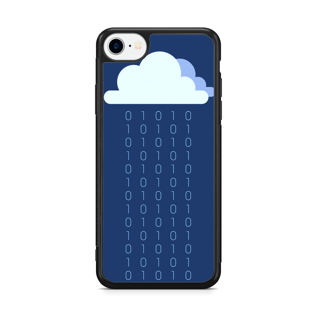 Abstract Binary Minimalist iPhone SE 3rd Gen 2022 Case