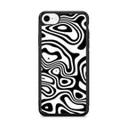 Abstract Black and White Background iPhone SE 3rd Gen 2022 Case