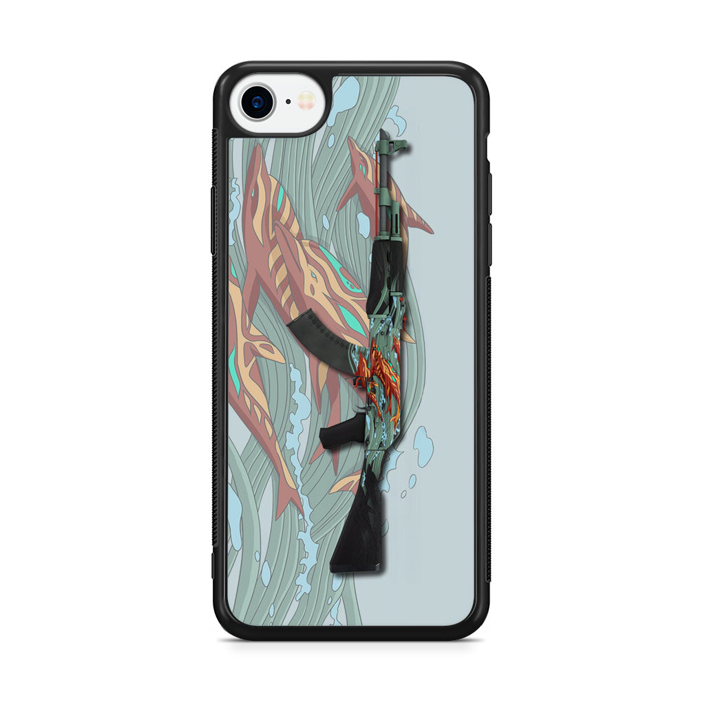 AK-47 Aquamarine Revenge iPhone SE 3rd Gen 2022 Case