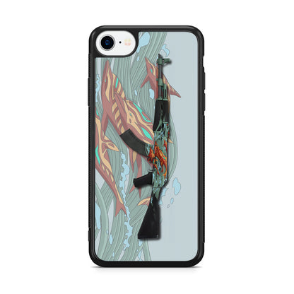 AK-47 Aquamarine Revenge iPhone SE 3rd Gen 2022 Case